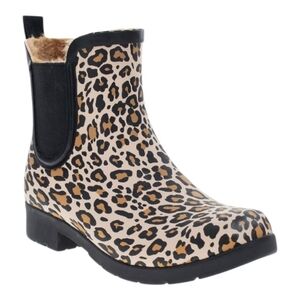 Chooka womens Waterproof Plush Chelsea Bootie Rain Boot